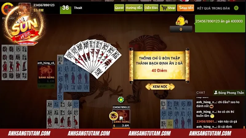 Chắn SunWin - Game Bài Ăn Điểm Đặc Sắc Miền Trung 5 Cách thức tính tiền chi tiết trong bài Chắn Sunwin